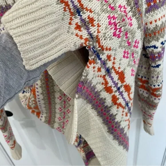 LAUREN Ralph Lauren Fair Isle Southwest Aztec Tunic Sweater Women’s Size M - Picture 4 of 7